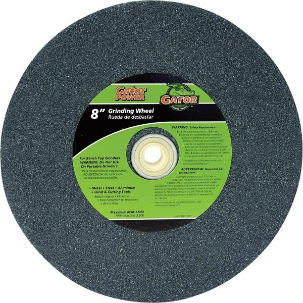 Gator Finishing Blade 8 In. 1 In. Adjustable - 1in. , 3/4in. , 5/8in. Bench Grinding Wheel 6002GA